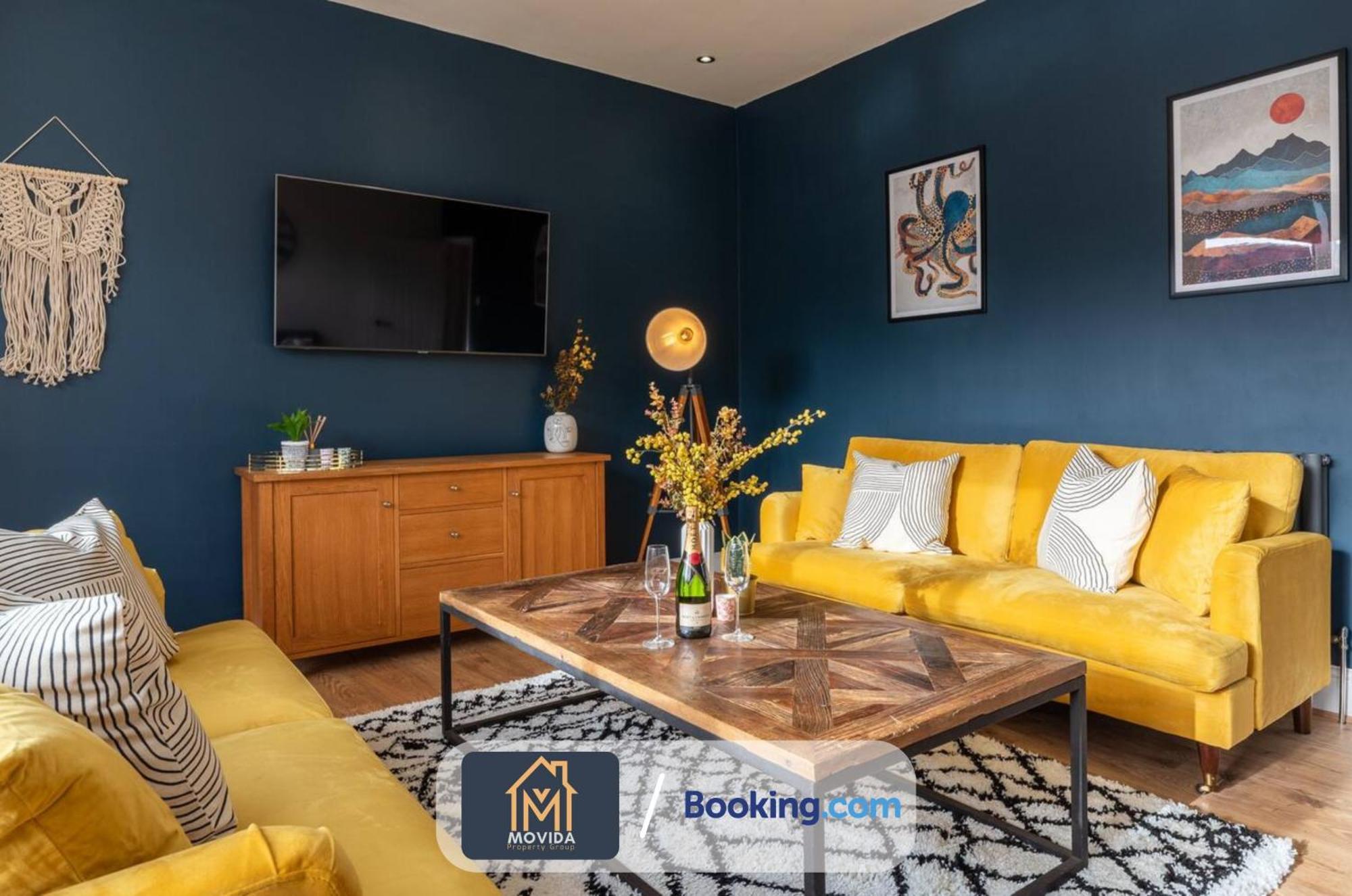 Central Elegant Three Bed Duplex By Movida Property Group Short Lets & Serviced Accommodation Harrogate Zewnętrze zdjęcie