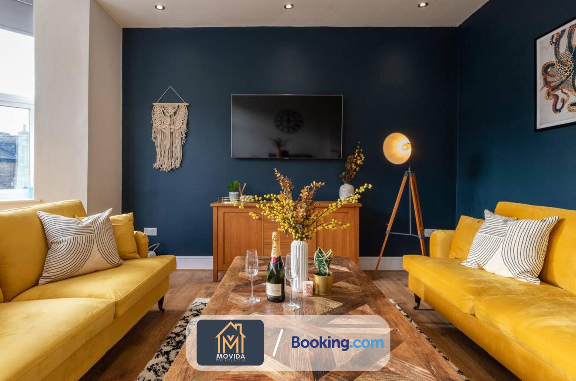 Central Elegant Three Bed Duplex By Movida Property Group Short Lets & Serviced Accommodation Harrogate Zewnętrze zdjęcie