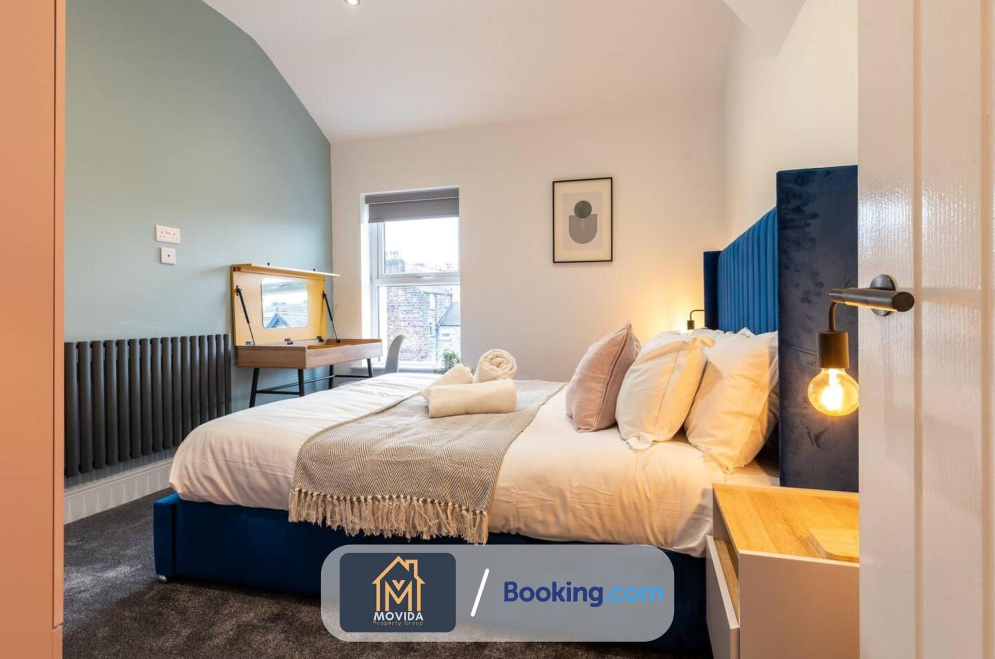 Central Elegant Three Bed Duplex By Movida Property Group Short Lets & Serviced Accommodation Harrogate Zewnętrze zdjęcie