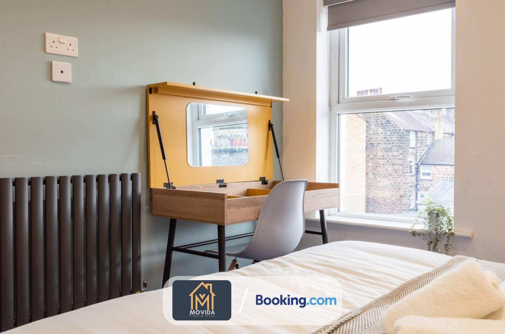 Central Elegant Three Bed Duplex By Movida Property Group Short Lets & Serviced Accommodation Harrogate Zewnętrze zdjęcie