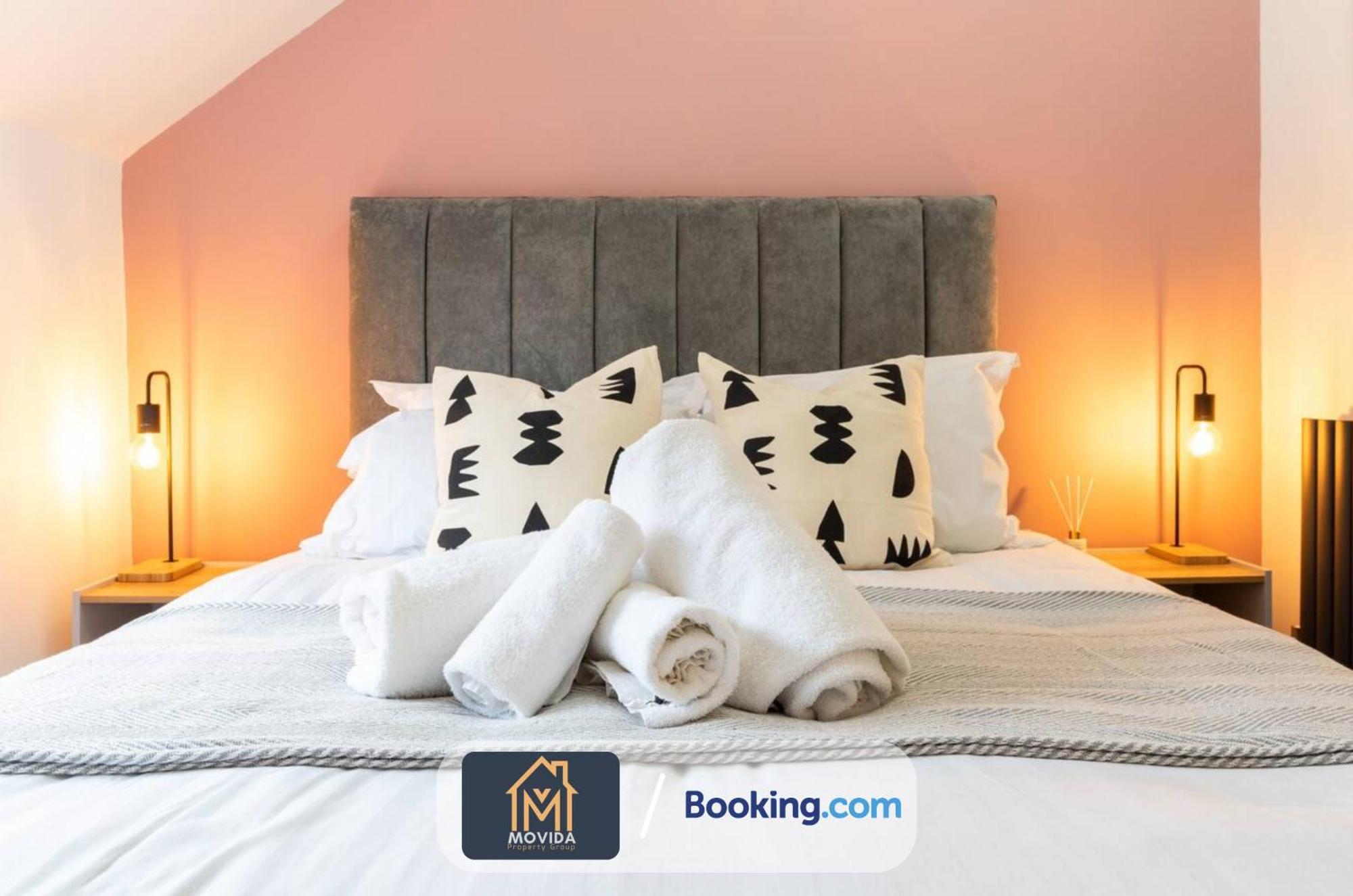 Central Elegant Three Bed Duplex By Movida Property Group Short Lets & Serviced Accommodation Harrogate Zewnętrze zdjęcie
