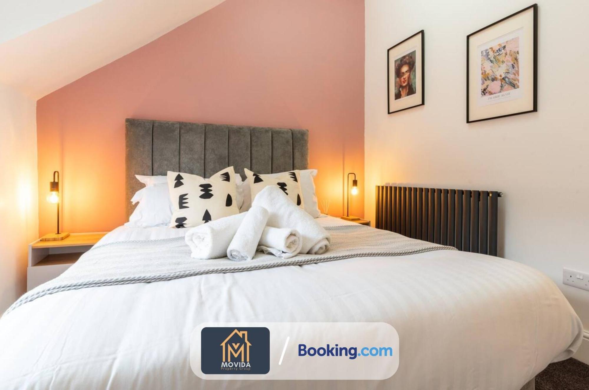 Central Elegant Three Bed Duplex By Movida Property Group Short Lets & Serviced Accommodation Harrogate Zewnętrze zdjęcie